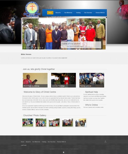 Glory of Christ Centre Website